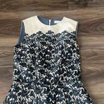 Tory Burch Rayna Fit & Flare Dress Nouveau Floral Wool Silk A-Line Size 2 Photo 2