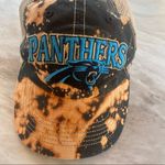 Carolina Panthers Bleach Splatter Dad Hat OS Photo 1