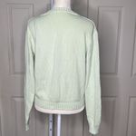 Brandy Melville  Leigh Mint Pastel Green V Neck Ribbed Sweater OS Photo 4