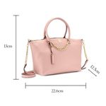 Victoria's Secret Victoria Secret Orchid Blush Pink satchel with Gold Accents Photo 3