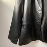 Vintage Y2K George Black Leather Blazer 🔥 Size L Photo 3