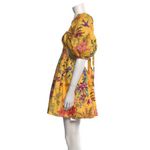 Zimmermann Tropicana Floral Cut-Out Linen Knee-Length Mini Dress Sz 0 XS Photo 4