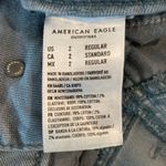 American Eagle Women’s Distressed Mom Jeans Sage Size 2x28 Photo 3