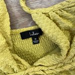 Lulus  love like yours textured mini dress green‎ halter top Photo 3
