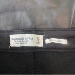 Abercrombie & Fitch Abercrombie Vegan Leather Ankle Straight Pant Photo 11