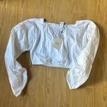 Gap  × Cult Gaia Ruched Cropped Top Photo 0