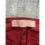 Marc by Marc Jacobs  Candied Rum Red Stick Cropped Jeans Size 25 Photo 2