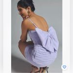 Anthropologie  Hutch Ruched Tulle Bow Mini Dress Size 4.B27 Photo 3