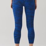 Lululemon High Times Pant (Full-On Luxtreme) Life Lines Cerulean Blue Black 2 Photo 1