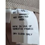 Breckenridge  High‎ Waist Pleated Herringbone Pants Wool Blend Vintage Women's 14 Photo 7