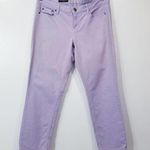 J.Crew Lavender Cropped Matchstick Denim Mid Rise Photo 0