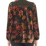 Johnny Was “Jasmoon” Flore Velvet Blouse NWT Photo 2