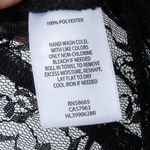 Chelsea28  Womens Lace Sheer Top Size S Black Flutter Sleeve Whimsigoth Witchy Photo 5