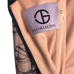 JS Collections  WINNIE COLUMN GOWN Dark Blush Lace Overlay Sz 10 Mother of Bride Photo 3