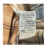 Cali 1850 Skirt Women XS Tan Plaid Flat Front Mini School Girl Preppy Academia Photo 5