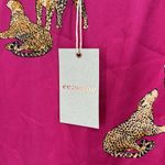 eesome Pink fuschia Mini Dress leopards cheetah Vibrant short balloon sleeve Photo 10