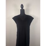 pact dress black v neck pockets organic cotton large Casual Photo 1