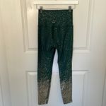 Beyond Yoga Alloy Ombré Metallic Forest Green Leggings Small Photo 5