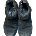 Koolaburra by Ugg ‎ Slipper Boots Womens Black Suede Shearling Lined Cozy Warm Photo 0