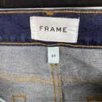frame denim Frame Dark wash Le Garçon Crop Raw Edge Cuff Thalia Jeans Sz.27 Photo 6