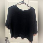Poetry  black Knit Sweater size small 100 cotton Photo 0