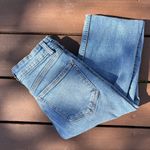 ZARA CROPPED FLARE HIGH-WAIST JEANS | Size 4 Photo 13