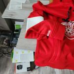 Reebok NHL Hockey Sweatshirt Unisex Lace CCM Detroit Red Wings Red Embroidered S Photo 12