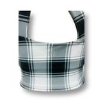 EleVen S Black White Plaid Crop Tank Top Athletic Tennis Gym Stretch Active NWT Photo 9