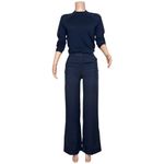 Sézane Giovanni Trousers, Navy, FR34/US2 Photo 8