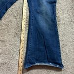 Judy Blue Control Top Flare Jeans Distressed Raw Hem Dark Wash Women's Size 16W Photo 2