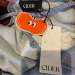 Cider  Purple Ombré Glitter Cowlneck Drawstring Mini Dress size XL Hoco Formal Photo 8