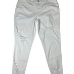 LuLaRoe  White Denim Distressed Skinny Jeans Womens Size 38 Simply Comfortable Photo 0