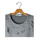 Stateside Sweatshirt Women Medium Gray Distressed Pullover Streetwear Athletic Photo 2