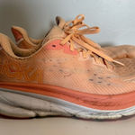 Hoka  Women's Clifton 8‎ Cantaloupe Orange Sneaker Comfort Shoe 8B Photo 0