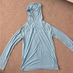 Light Blue Long Sleeve with a hood Size M Photo 0