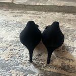 Aquatalia  Black Suede Pointed Toe Heels Size 11 US Photo 4