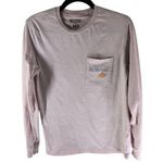 Champion Albany State Golden Rams Womens Long Sleeve Shirt Pocket Cotton Pink S Photo 0