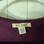 EUC Mi Ami women’s deep purple blue floral lined v Photo 3