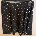 Forever 21 black and white polka dot skater skirt Photo 3