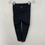 Lululemon  Anew Crop in Black 21” Size 4 Athletic Cropped Legging Photo 7