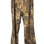 Half Heart Women's Animal Print Stretch Pants Brown Size M Photo 1