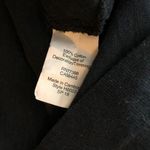 J.Crew Flare Sleeve T-Shirt Top Crochet Trim Scoop Neck Cotton Black XL Photo 3