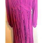 &merci &merci long sleeve boho dress Women Size Medium Easter Spring Ruffle Photo 1
