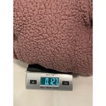 Victoria's Secret PINK Sherpa Fleece Quarter Zip‎ Pullover Sweatshirt Cropped M Size M Photo 8