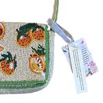 Made In India NWT Aperol Spritz Beaded Shoulder Bag Viral Orange Citrus Resort Photo 3