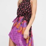 Free People sleeveless black purple dress XS Photo 0