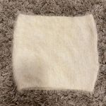 Iris Fuzzy White Tube Top Photo 0