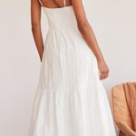 Lulus Simplicity and Sweetness White Sleeveless Tiered Midi Dress Photo 2