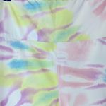 AFRM Lawson High Waisted Bike Shorts Pastel Tie Dye‎ Pink Purple plus size 1X Photo 3