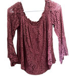 Hint of Mint  Coral Lace Skirt Photo 0